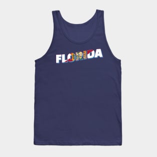 Florida vintage style retro souvenir Tank Top